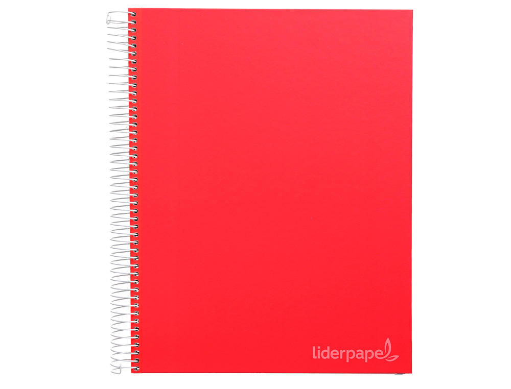 CUADERNO ESPIRAL LIDERPAPEL A4 MICRO JOLLY TAPA FORRADA 140H 75 GR CUADRO 4MM 5 BANDAS4 TALADROS COLORES SURTIDOS