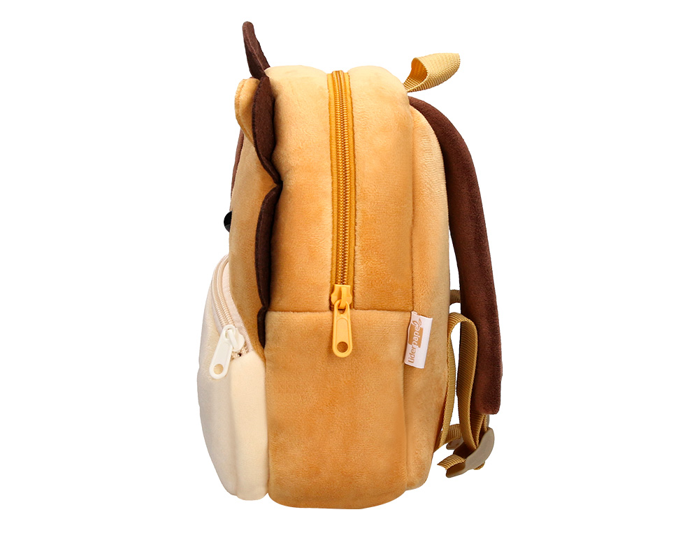 MOCHILA PREESCOLAR LIDERPAPEL PELUCHE INFANTIL LEON 260X100X240 MM