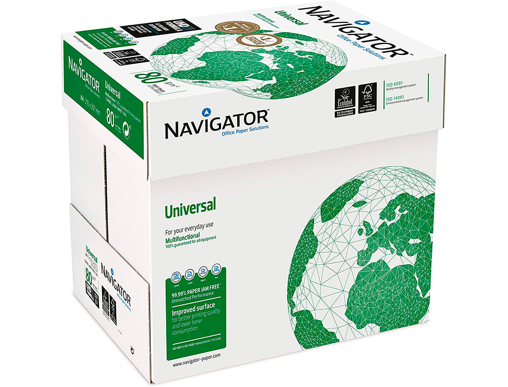 PAPEL FOTOCOPIADORA NAVIGATOR DIN A3 80 GRAMOS PAPEL MULTIUSO INK-JET Y LASER PAQUETE DE 500 HOJAS