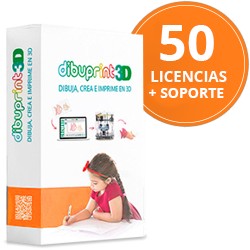 Dibuprint3D Enterprise – 50 Licencias + Soporte GOLD 85