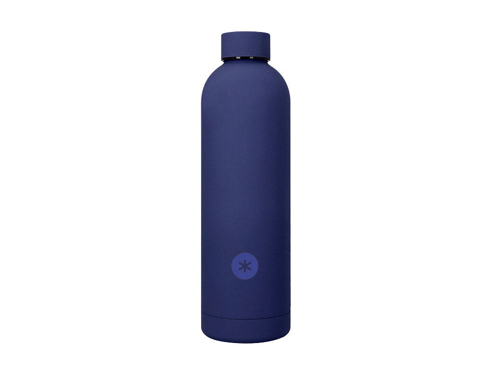 BOTELLA PORTALIQUIDOS ANTARTIK ISOTERMICA ACERO INOXIDABLE LIBRE DE BPA COLOR AZUL 75O ML