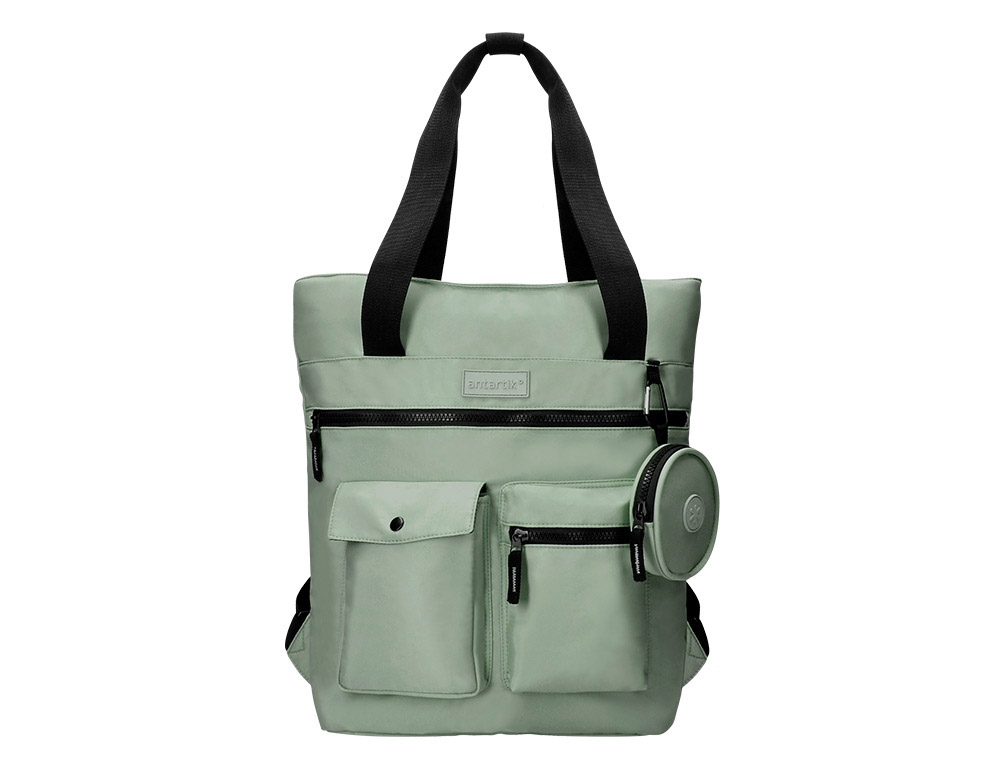 CARTERA ANTARTIK BOLSO MOCHILA CASUAL COLOR VERDE 400X120X390 MM