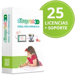 Dibuprint3D Medium – 25 Licencias + Soporte GOLD 85